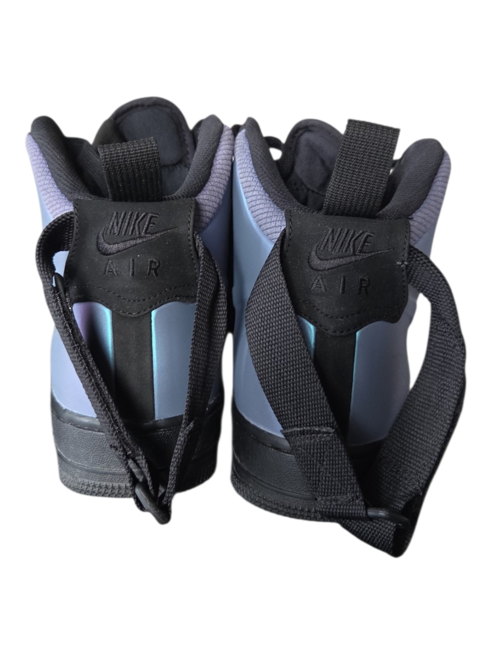 Nike Air Force 1 Foamposite Cup — Iridescent Blue-Purple with Black - Picture 5 of 7